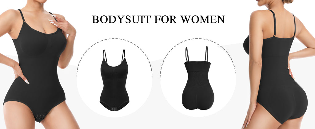 Slimming  Spaghetti Strap Compression Body Shaper Bodysuit