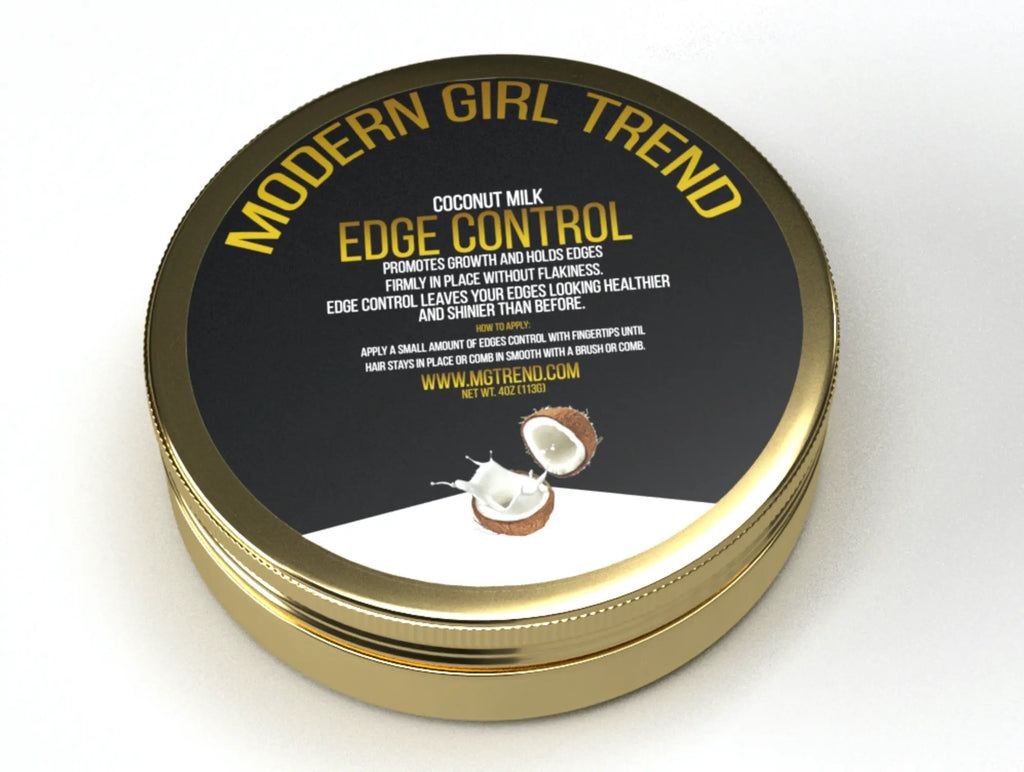 Modern girl trend coconut milk edge control