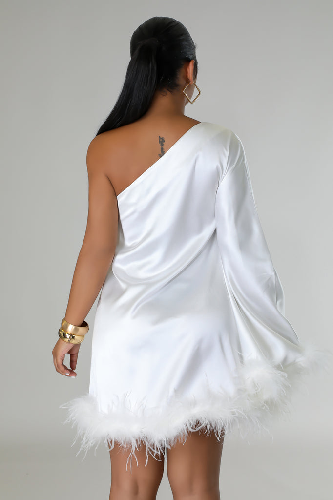 I HAVE ARRIVED WHITE SPECIAL OCCASION DRESS