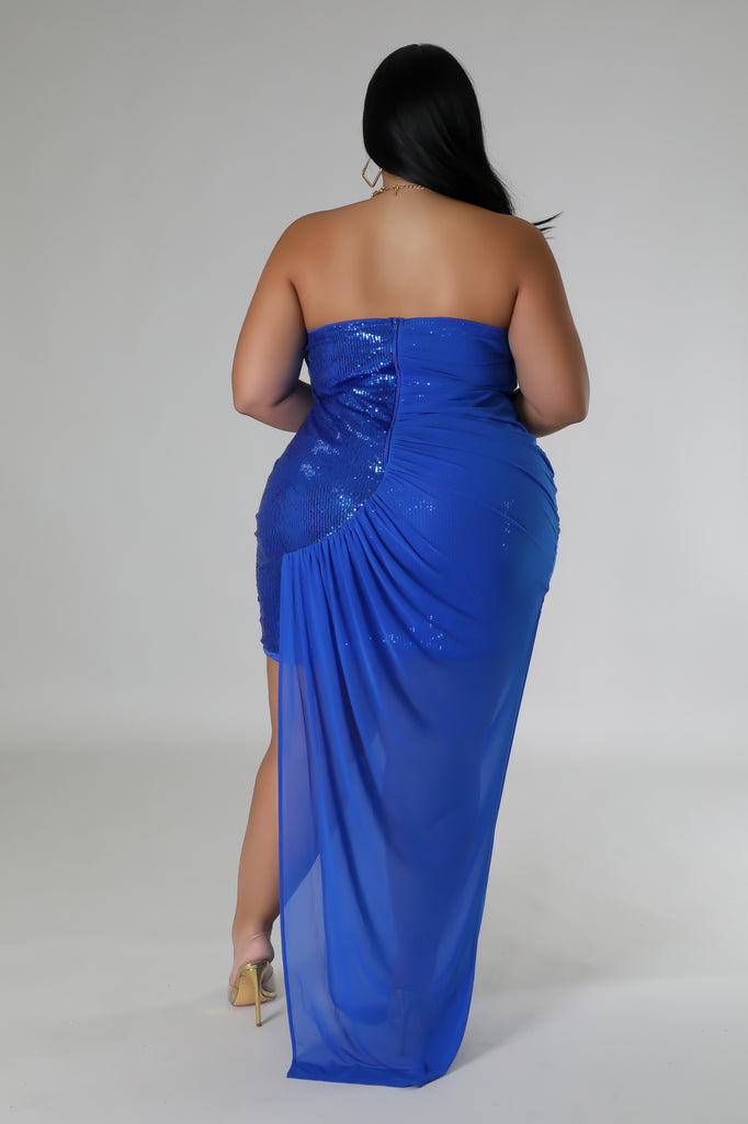 SPECIAL OCCASION FASHION PLUS SIZE DRESS